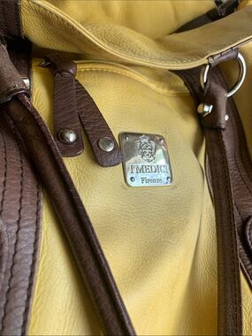 I Medici Firenze genuine leather shoulder bag Italy handbag crossbody purse